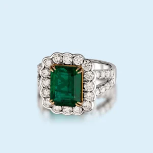 La Esmeralda - Natural Vivid Green Emerald & Diamond Masterpiece (Certified)
