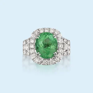 Verde Vivo - Natural Paraiba Tourmaline & Diamond Masterpiece (GIA Certified)