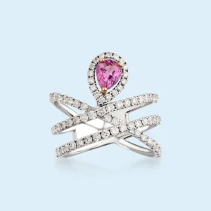 The Pink Waltz - Pink Sapphire & Diamond Masterpiece
