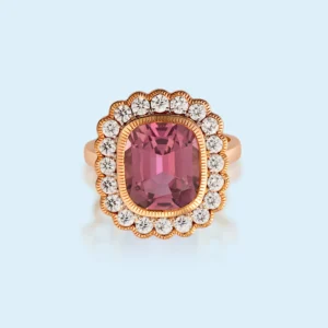 Rosaline - Pink Tourmaline & Diamond Masterpiece